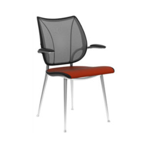 Humanscale Liberty Side Chair Black Gray Silver Red