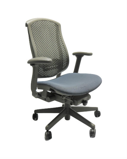 Elevator udredning grit Herman Miller Celle Chair, Mineral, Blue, Adjustable Arms, Adjustable  Lumbar Support – Office Chair @ Work