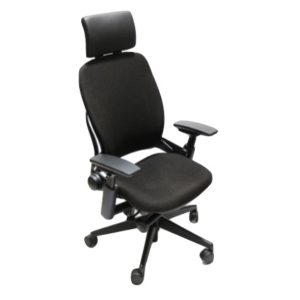 Steelcase Leap Chair Headrest Black Front