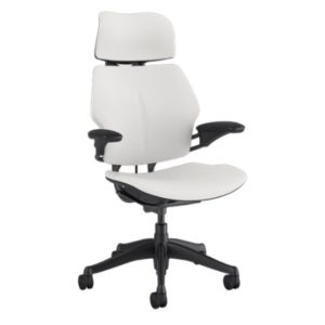 Humanscale Freedom Chair Headrest White Leather