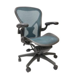Herman Miller Aeron Chair Green Mesh Posturefit