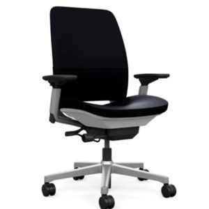 Steelcase Amia Chair Black Platinum
