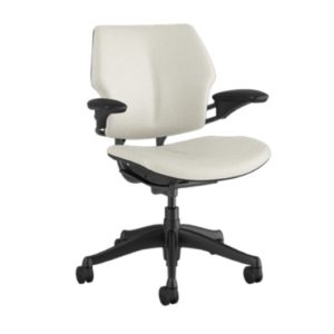 Humanscale Freedom Chair White Leather