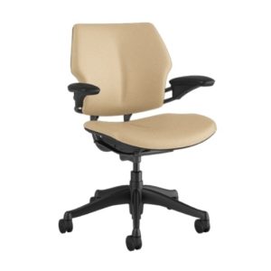 Humanscale Freedom Chair Light Brown Leather