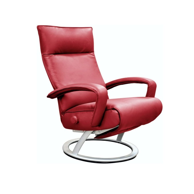 Lafer Gaga Cherry Genuine Leather Recliner