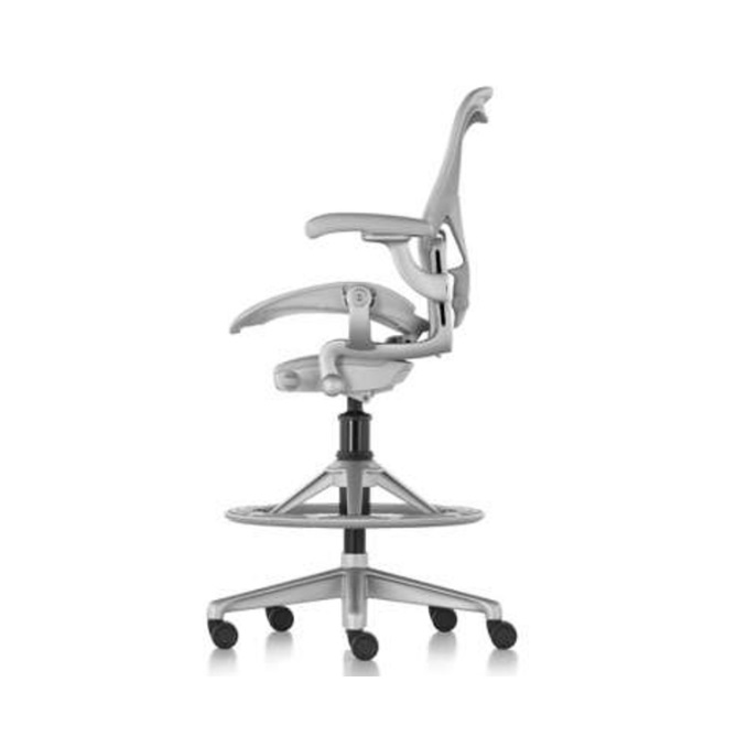 Herman Miller Aeron Stool Mineral Side View